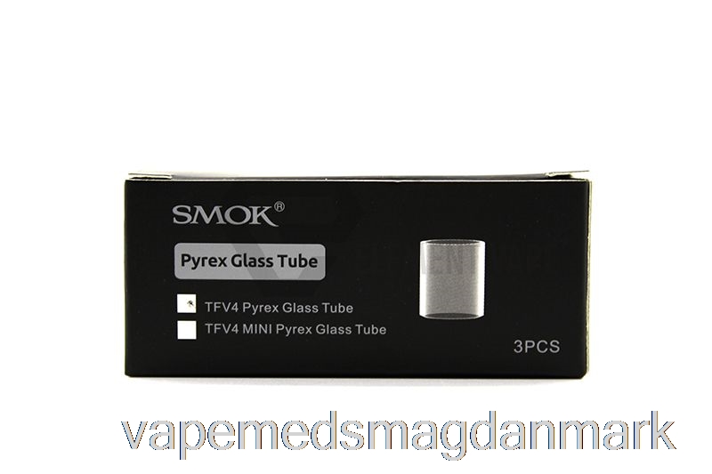Engangs Vape Danmark Smok Tfv4 Tank & Mini Pyrex Glasrør Tfv4 Tank - Enkelt Glasrør